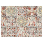 ANTIQUE FADED MOROCCAN TILE SCATTER CUSHION