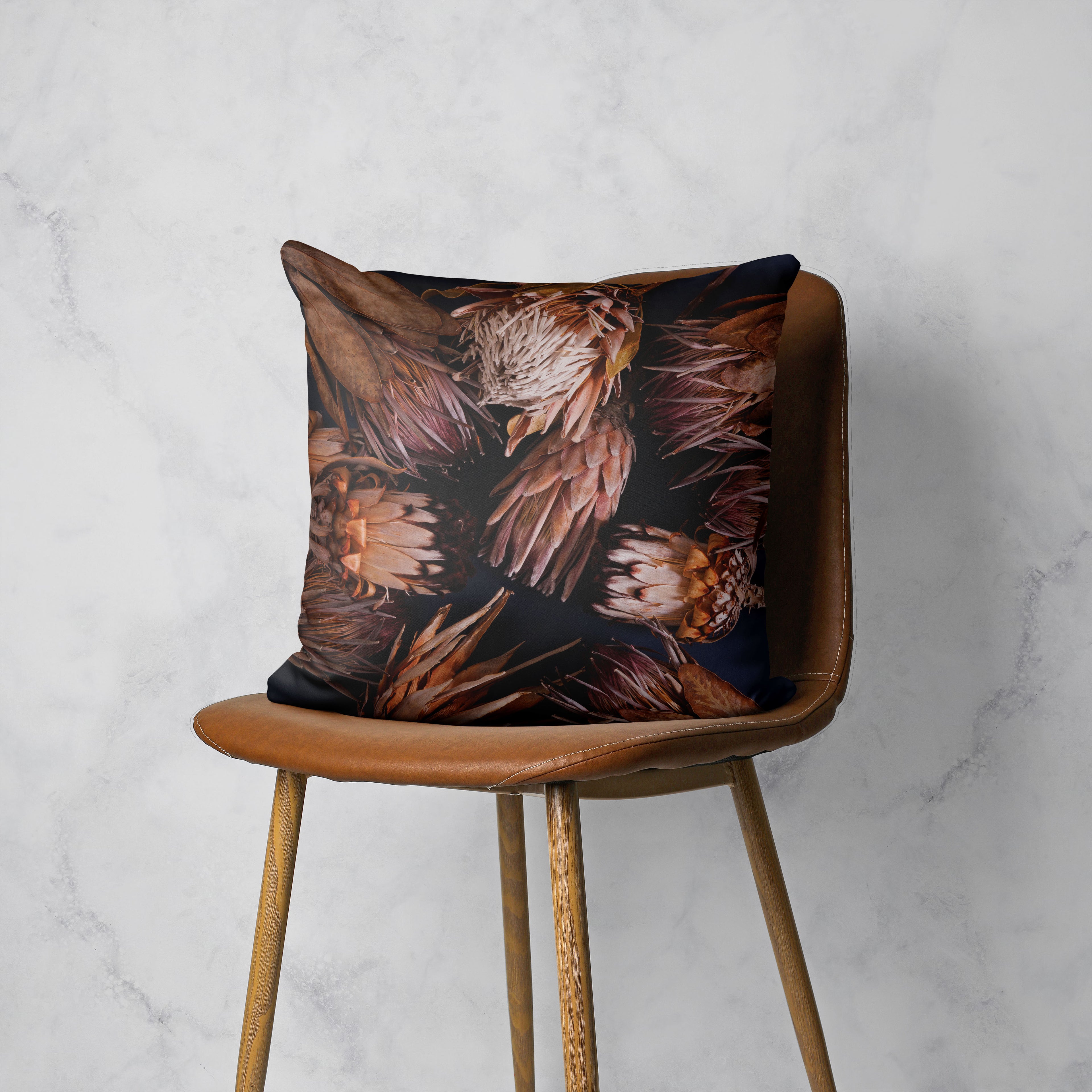 GOLDEN BROWNS PROTEAS SCATTER CUSHION