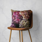 HYDRANGEA DEEP FLORAL TONES SCATTER CUSHION