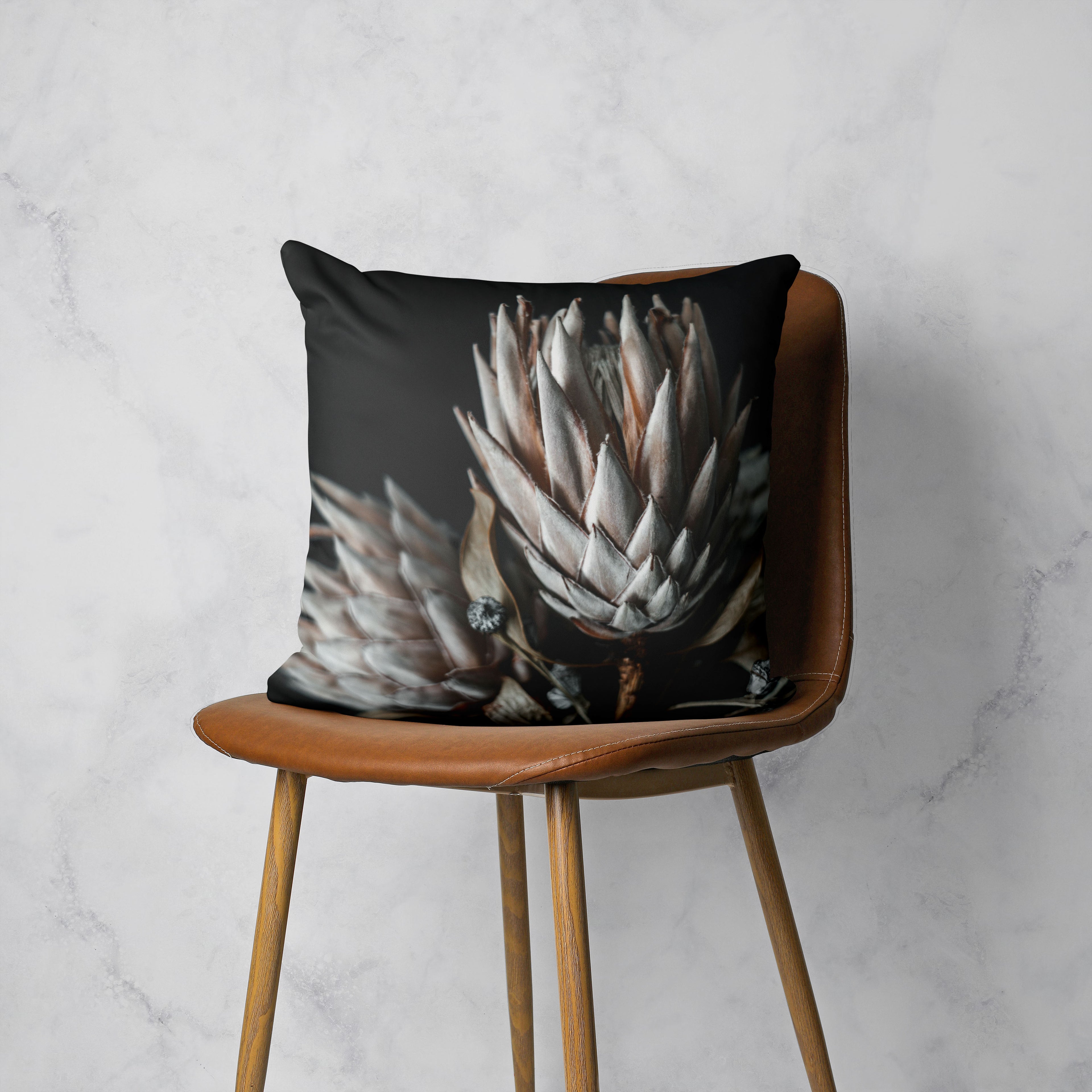 FADED PROTEAS SCATTER CUSHION