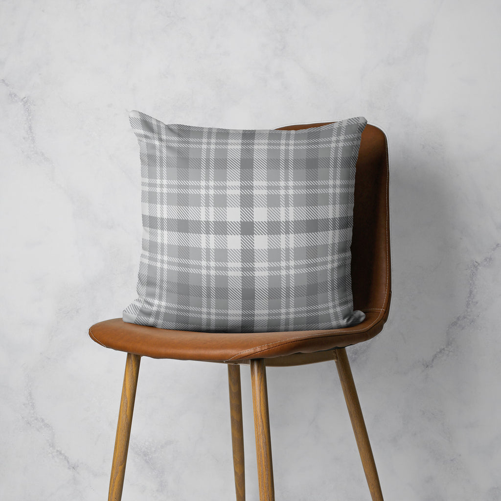 SLATE TARTAN SCATTER CUSHION