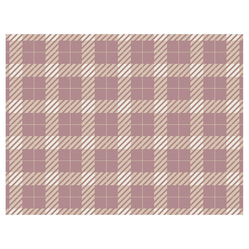 BLUSH PLAID SCATTER CUSHION