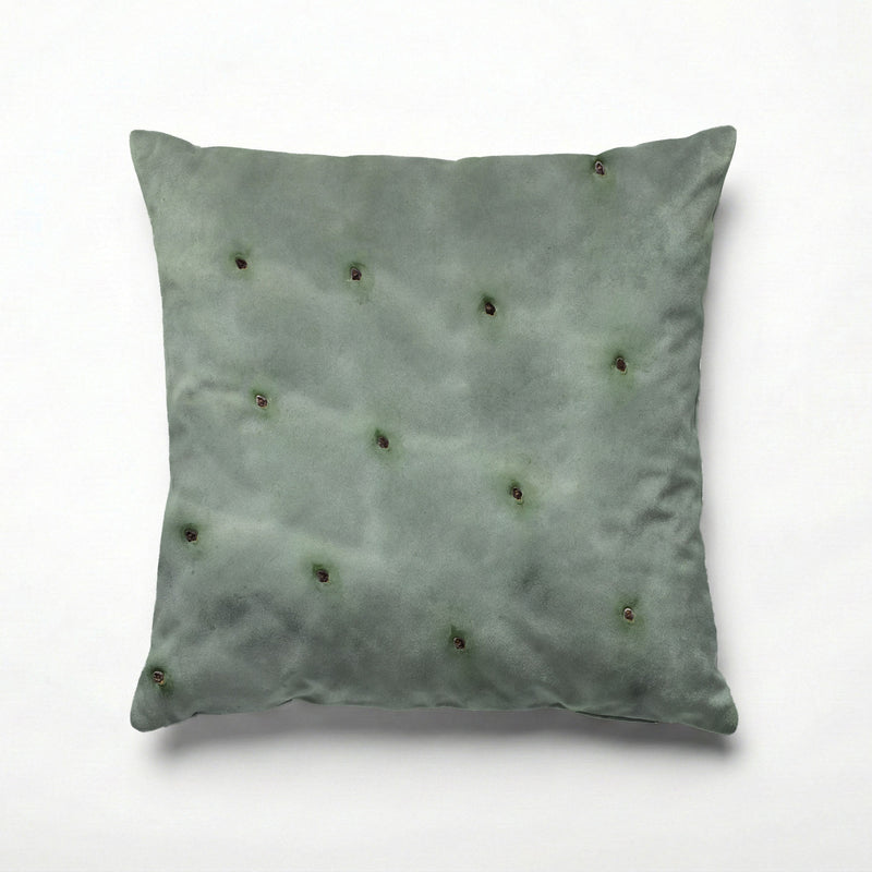 NATURAL GREEN PRICKLY PEAR LEAF SCATTER CUSHION
