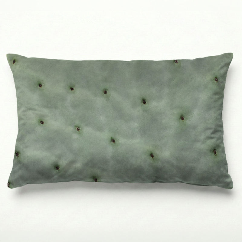 NATURAL GREEN PRICKLY PEAR LEAF SCATTER CUSHION