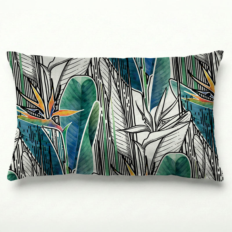 STRELITZIA LINEART SCATTER CUSHION