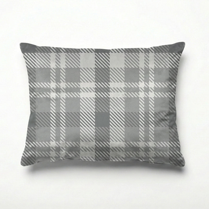 SLATE TARTAN SCATTER CUSHION