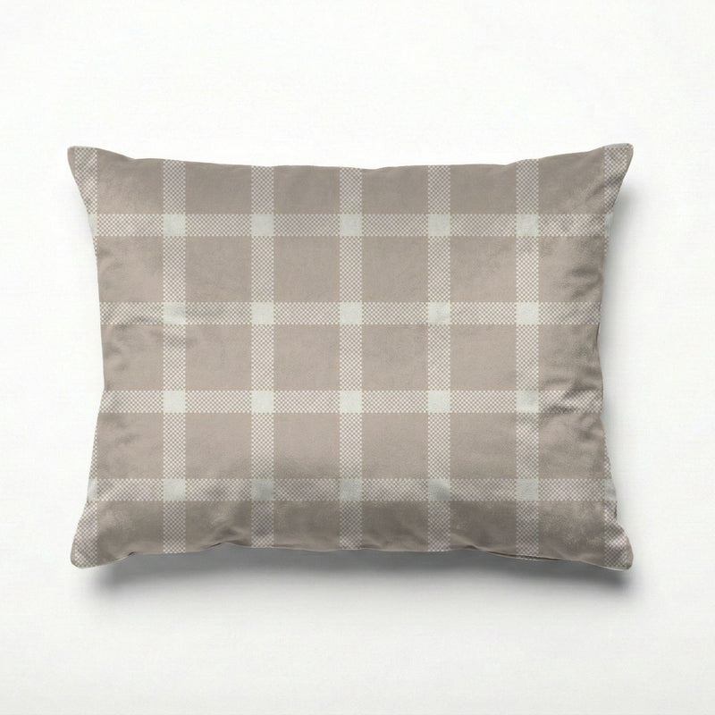 SOFT PLAID SCATTER CUSHION