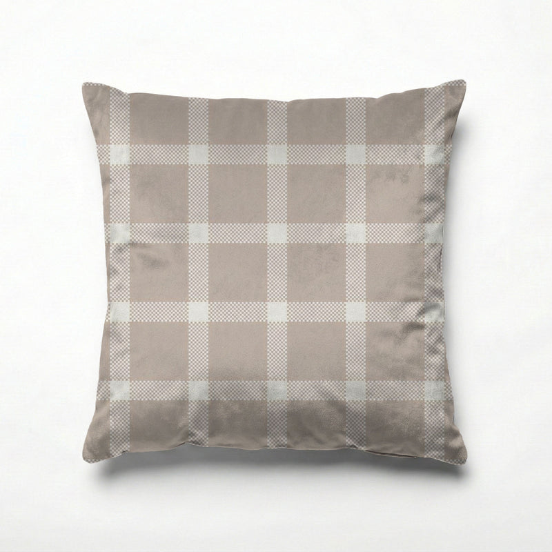 SOFT PLAID SCATTER CUSHION