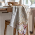 FLORAL PINK GRASSY PROTEA TEA TOWEL