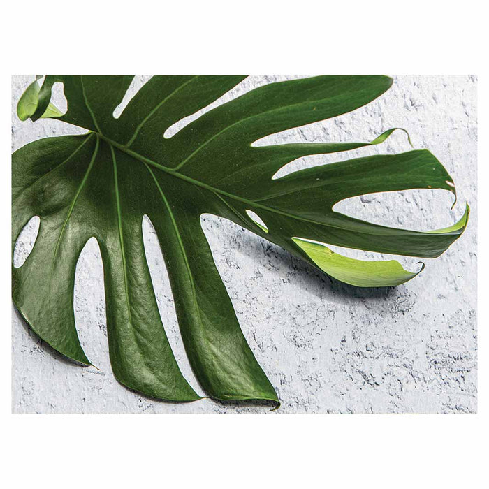 LEAVES GREEN MONSTERA LEAF TEA TRAY