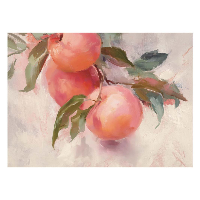 SUMMER PEACHES TEA TRAY