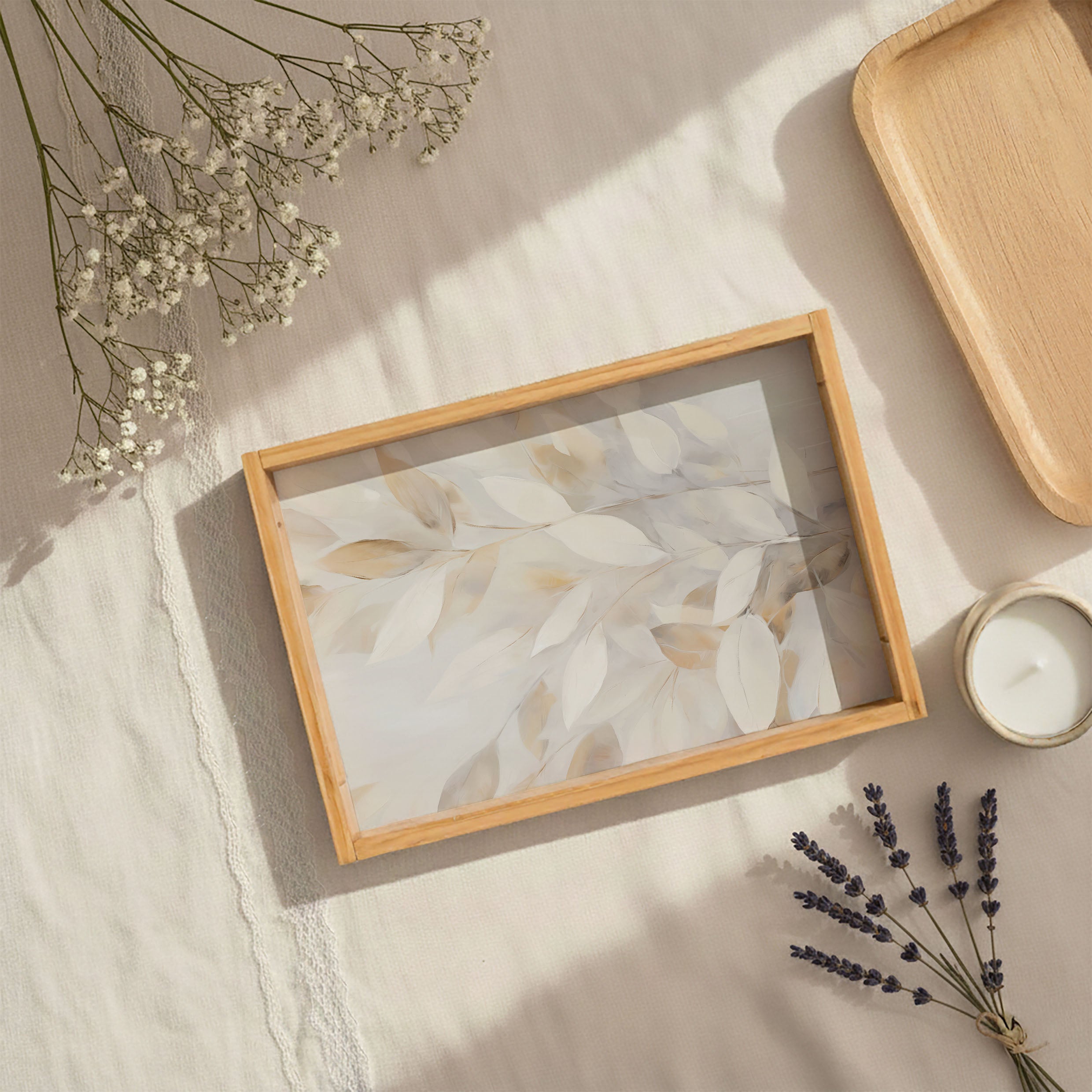 SOFT LEAVES TEA TRAY