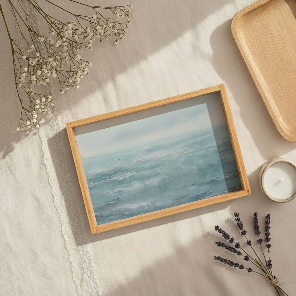 OCEAN MIST TEA TRAY