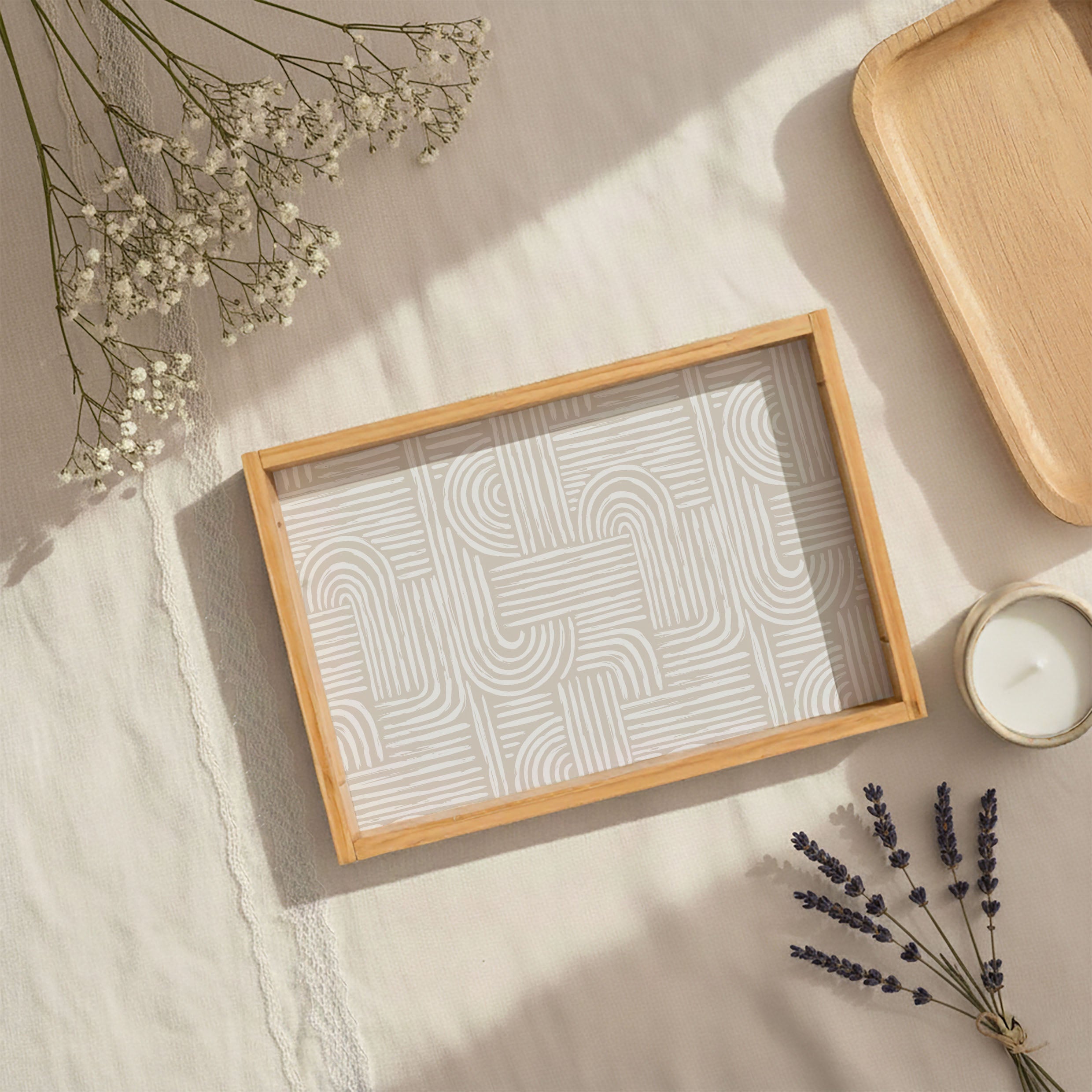 NEUTRAL FLOW TEA TRAY