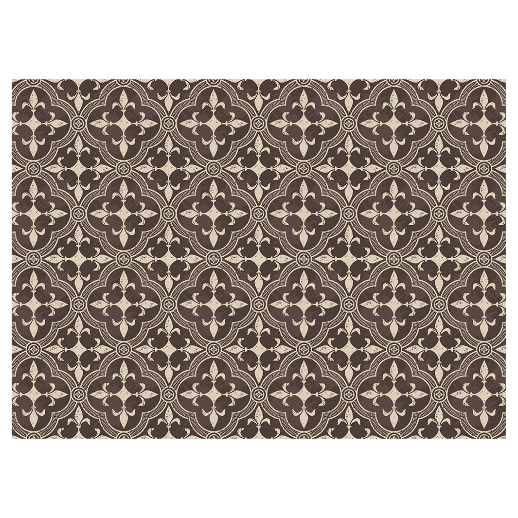 ORNAMENTAL DAMASK TEA TRAY