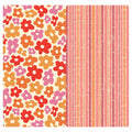 MICROFIBER TRAVEL TOWEL - RETRO BLOSSOM STRIPE