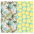 MICROFIBER TRAVEL TOWEL - TROPICAL PALM & CITRUS SPLASH