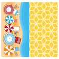 MICROFIBER TRAVEL TOWEL - BEACH DAY BLISS