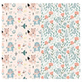 MICROFIBER TRAVEL TOWEL - FOREST FRIENDS FLORAL