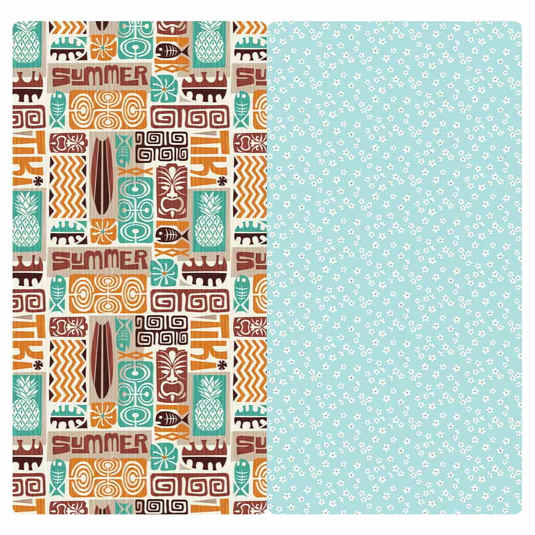 MICROFIBER TRAVEL TOWEL - ISLAND TIKI SUMMER