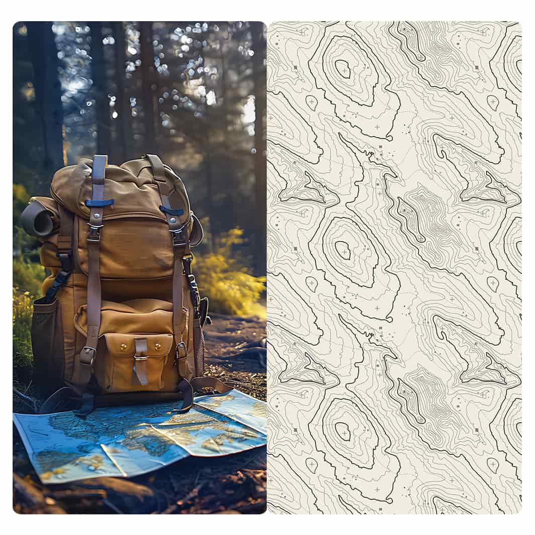 MICROFIBER TRAVEL TOWEL - MAP QUEST