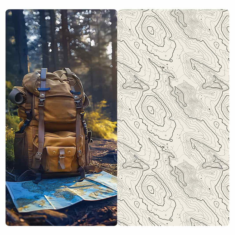 MICROFIBER TRAVEL TOWEL - MAP QUEST