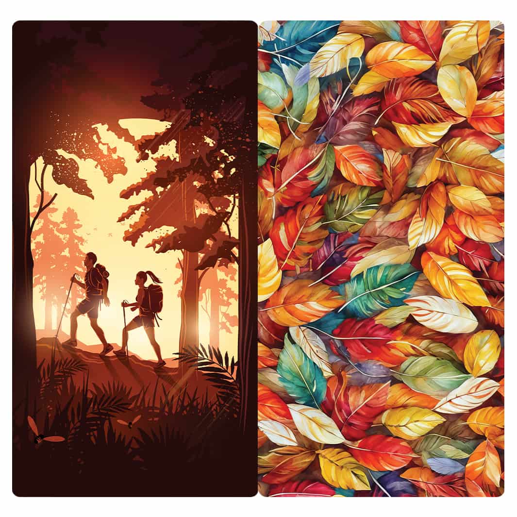 MICROFIBER TRAVEL TOWEL - AUTUMN HIKE