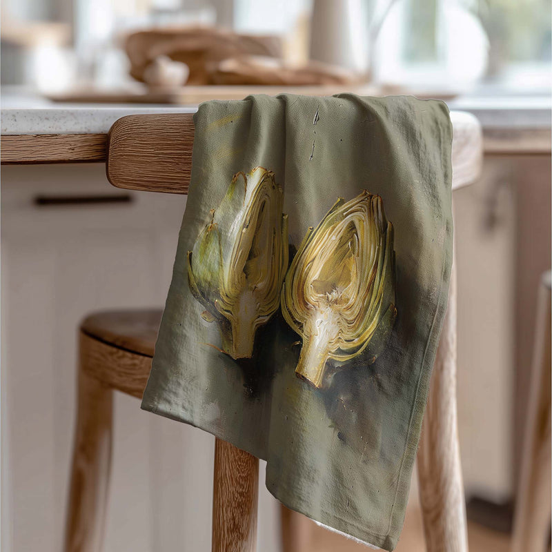 SPLIT ARTICHOKE TEA TOWEL