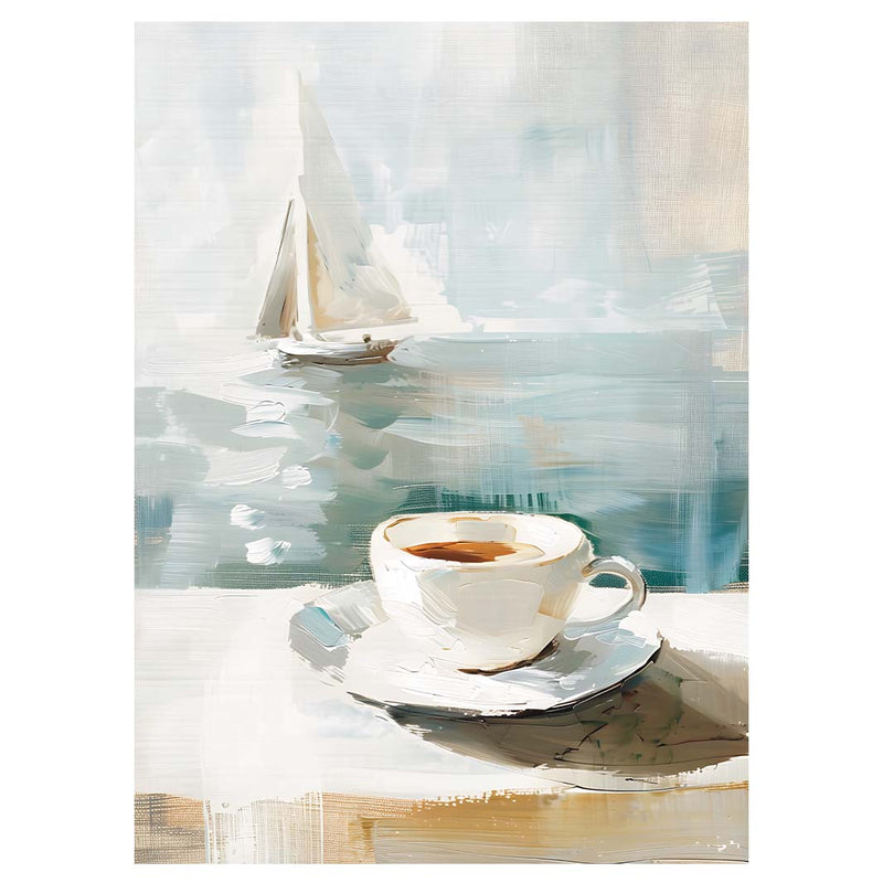 SEASIDE COFFEE TEA TOWEL