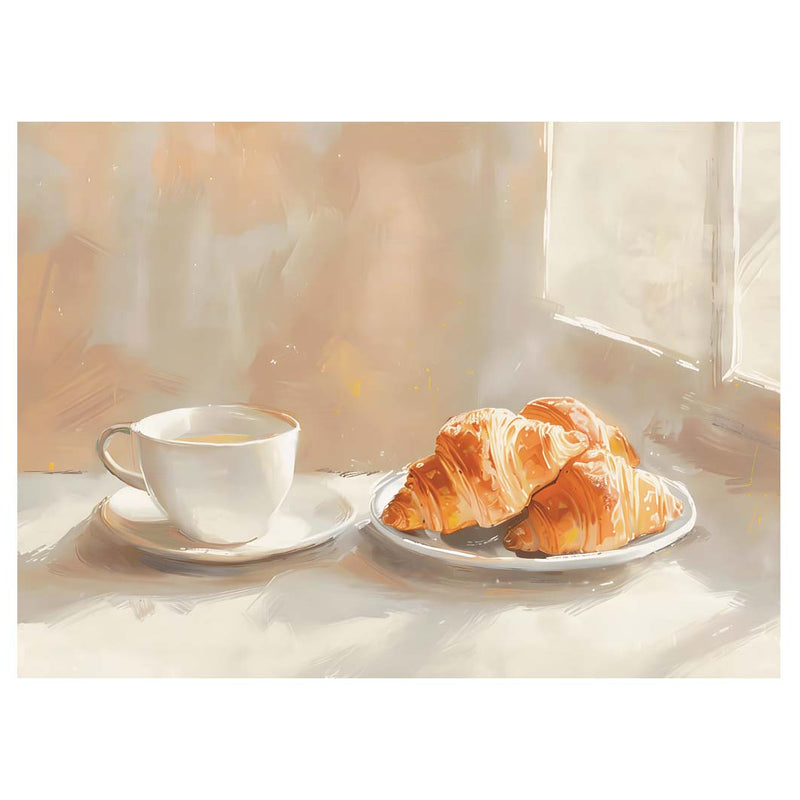 MORNING CROISSANT TEA TOWEL