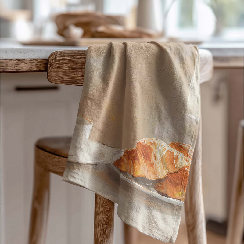 MORNING CROISSANT TEA TOWEL