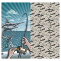 MICROFIBER TRAVEL TOWEL - DEEP SEA ANGLER