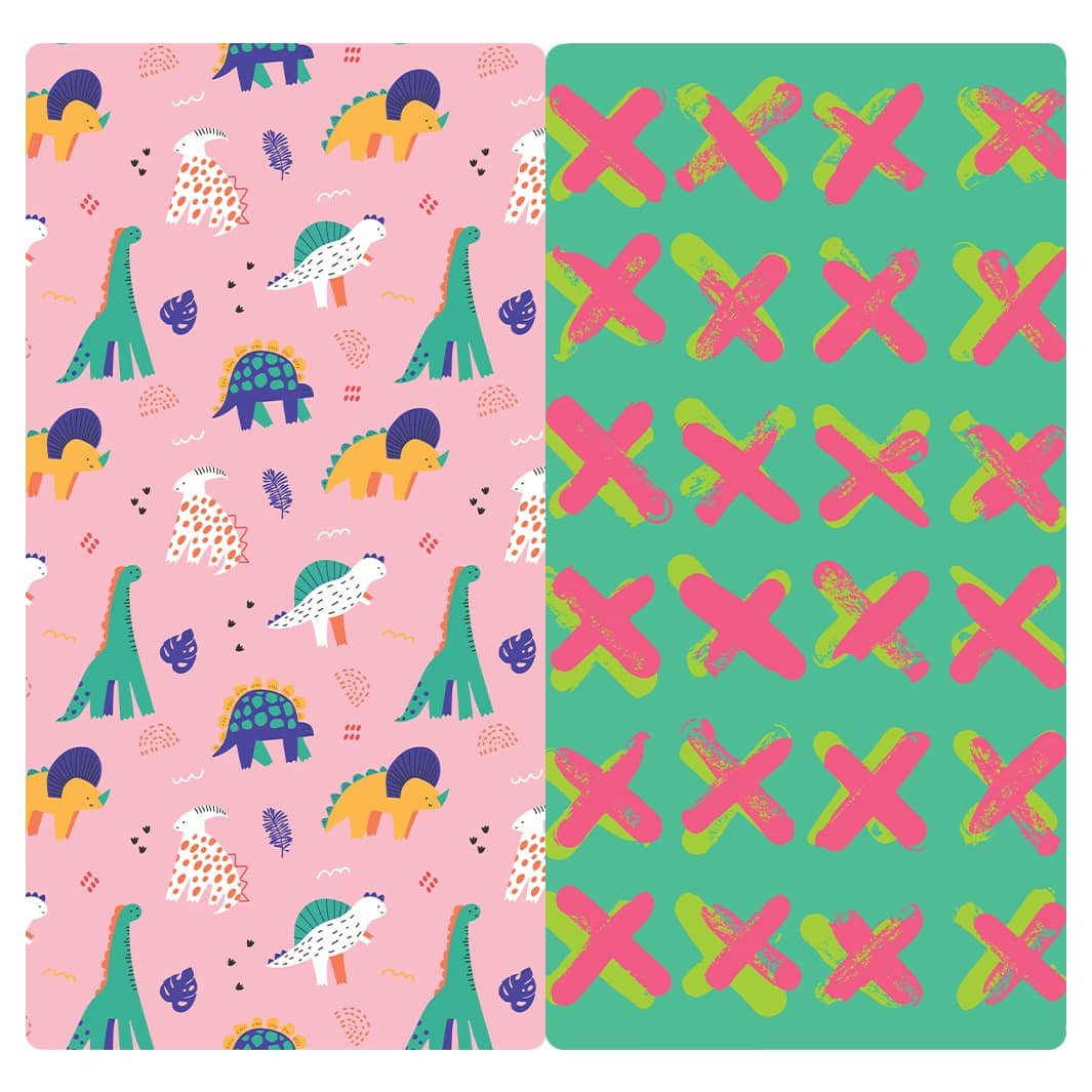 MICROFIBER TRAVEL TOWEL - DINO FUN