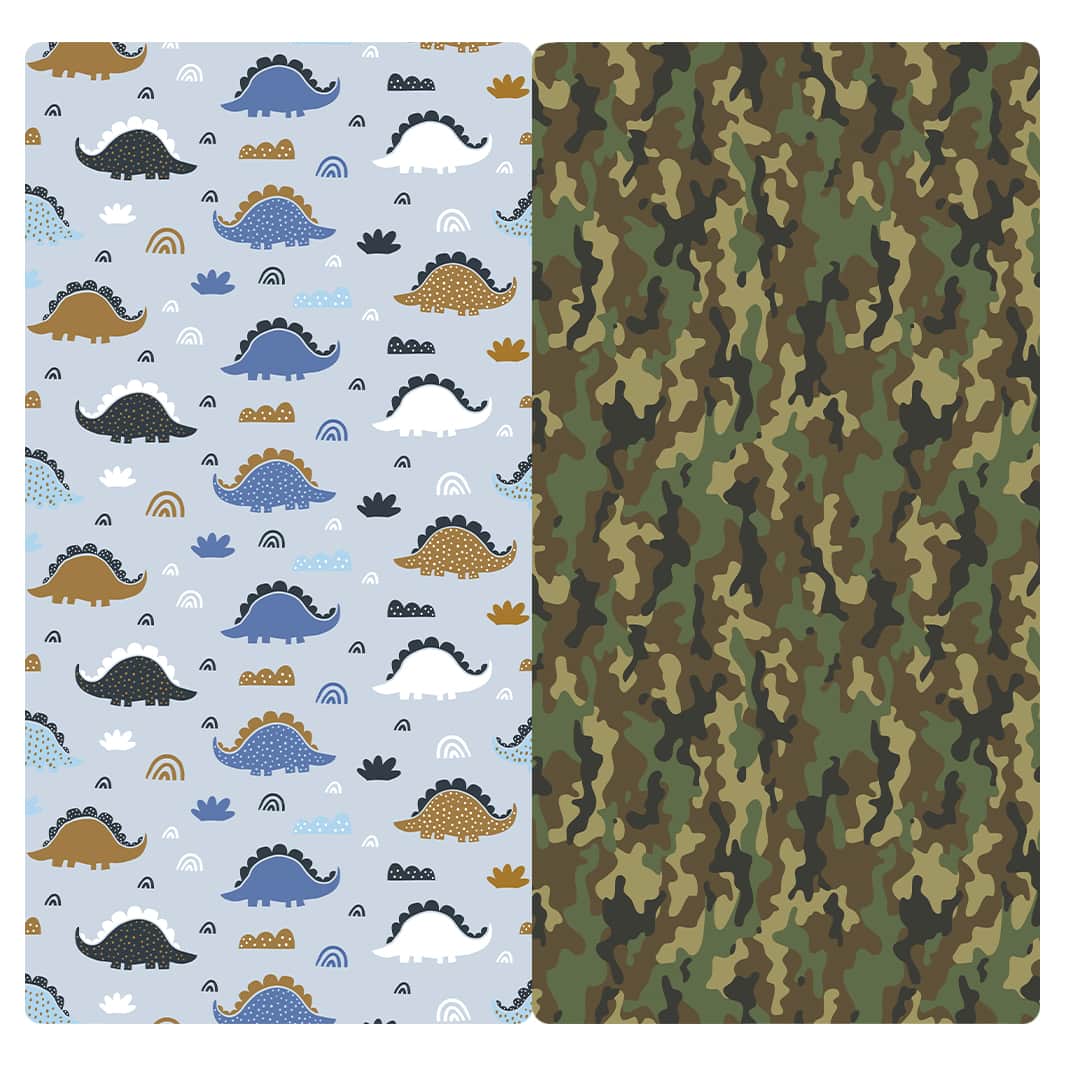 MICROFIBER TRAVEL TOWEL - DINO CAMO