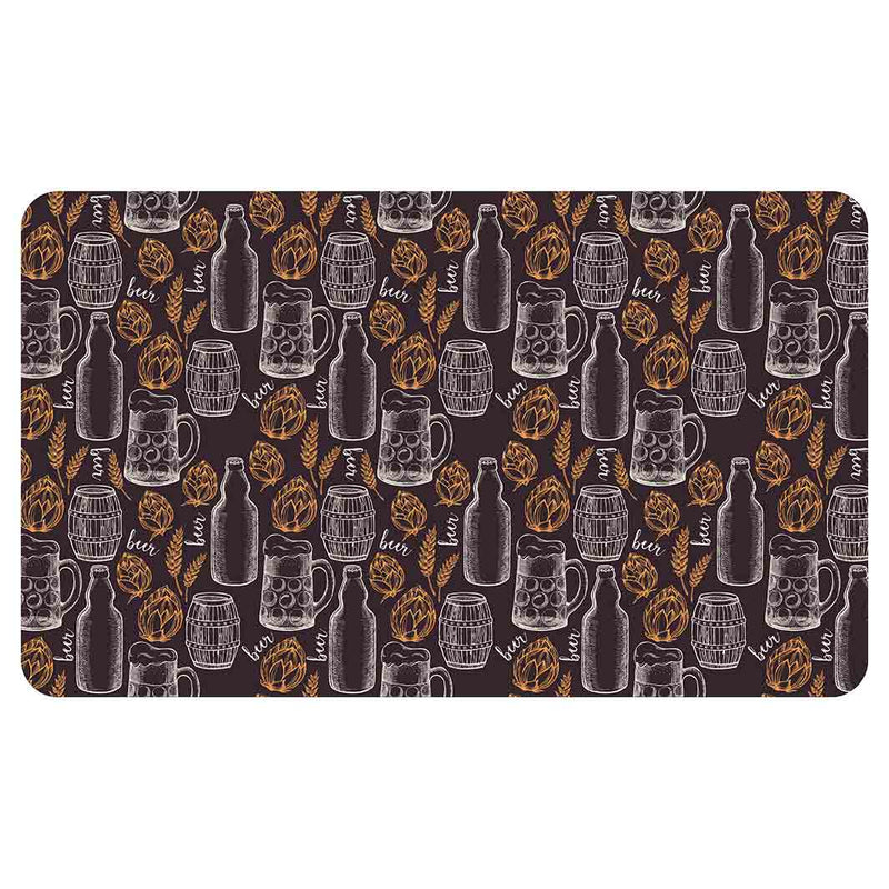 BEER PATTERN MULTI-PURPOSE MAT