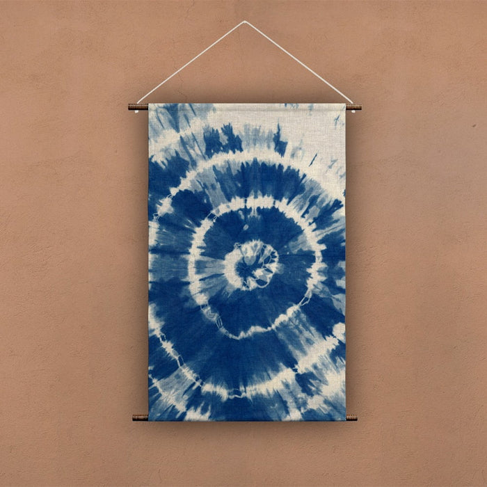 BLUE SPIRAL WALL HANGING