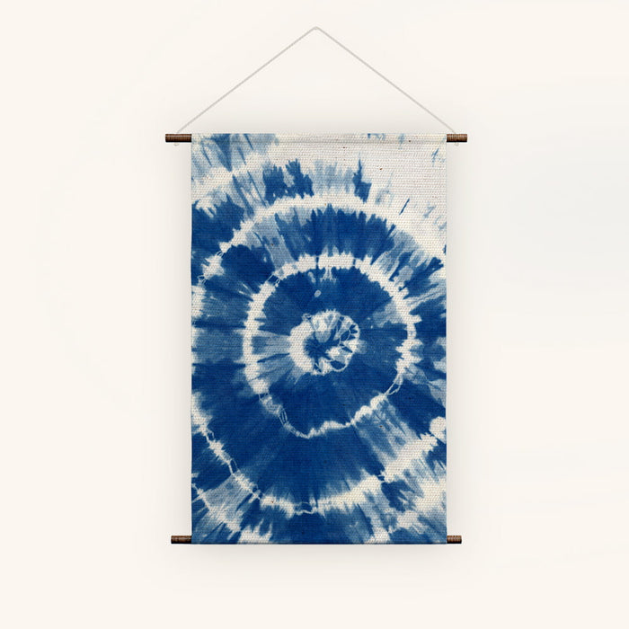 BLUE SPIRAL WALL HANGING