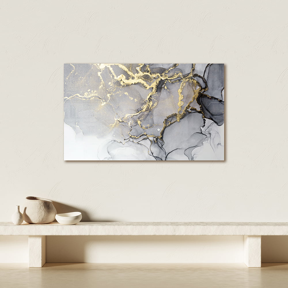 ABSTRACT GREY PLEXIGLASS