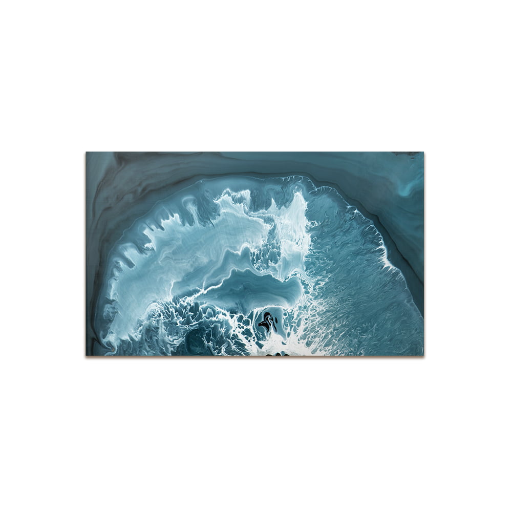 ABSTRACT BLUE PLEXIGLASS