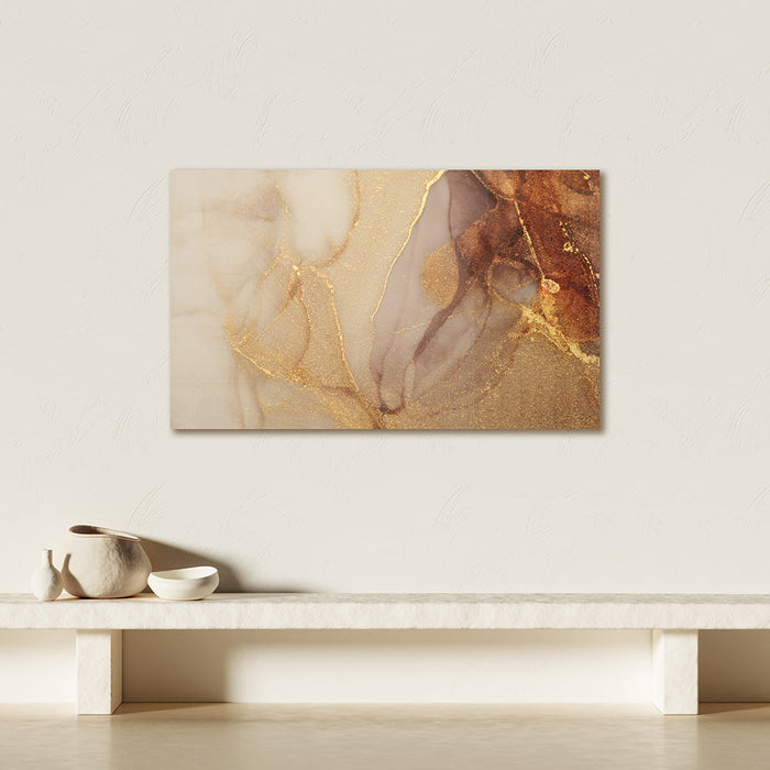 ABSTRACT BEIGE  PLEXIGLASS