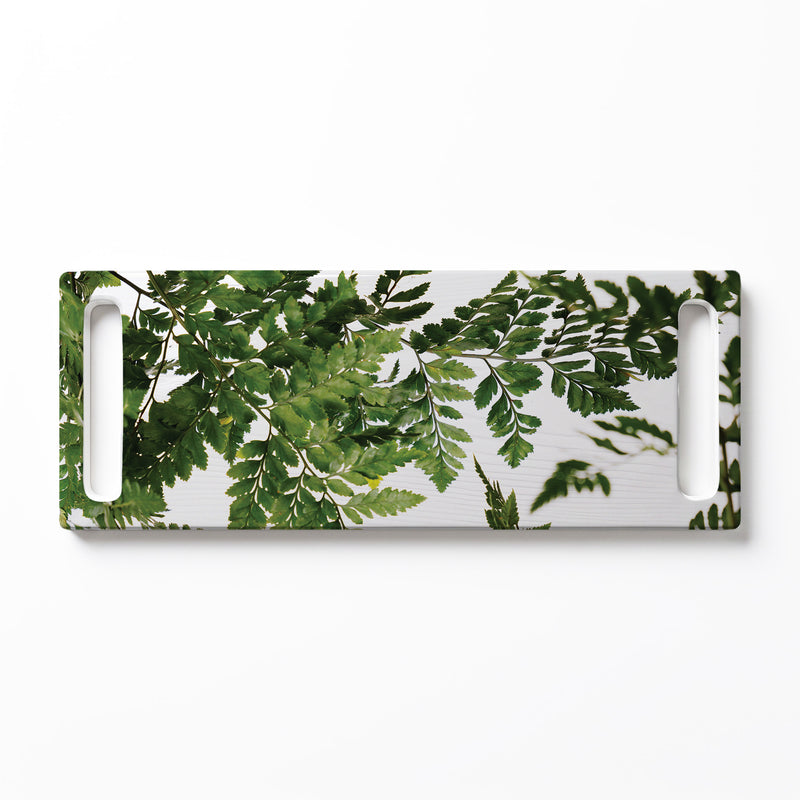 LEAF CANOPY DOUBLE HANDLE SERVING BOARD