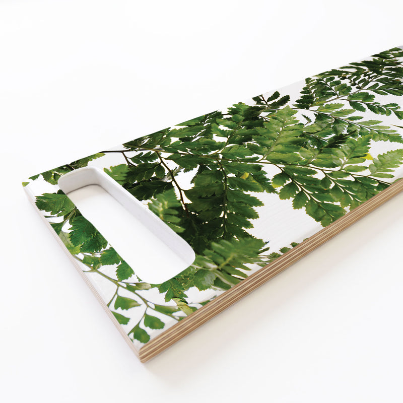 LEAF CANOPY DOUBLE HANDLE SERVING BOARD