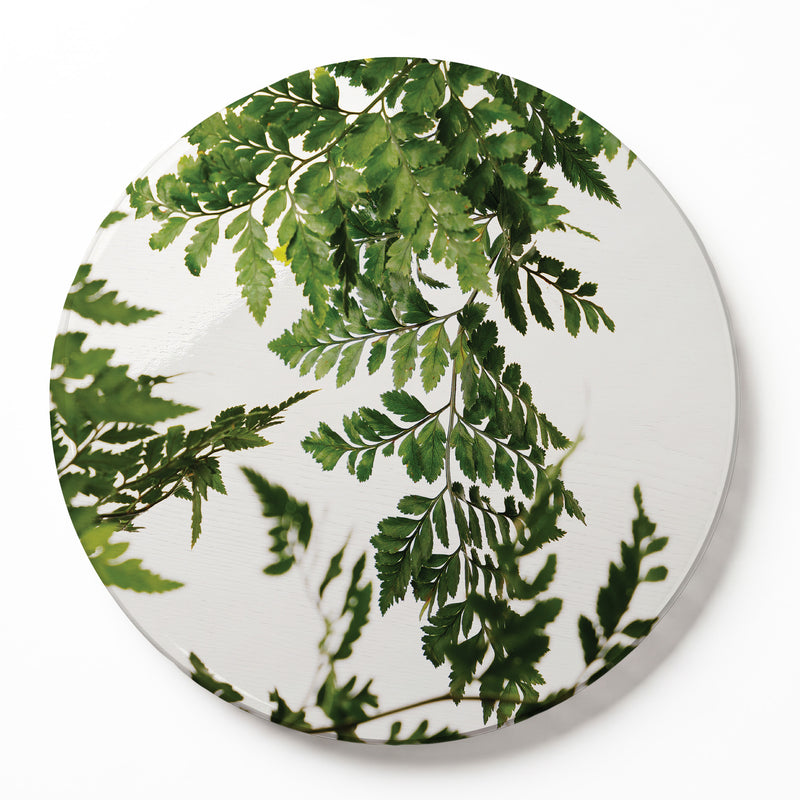 LEAF CANOPY ROUND SERVING BOARD