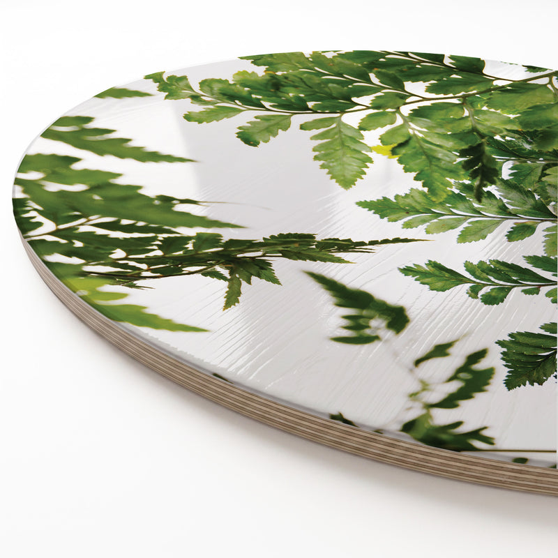 LEAF CANOPY ROUND SERVING BOARD