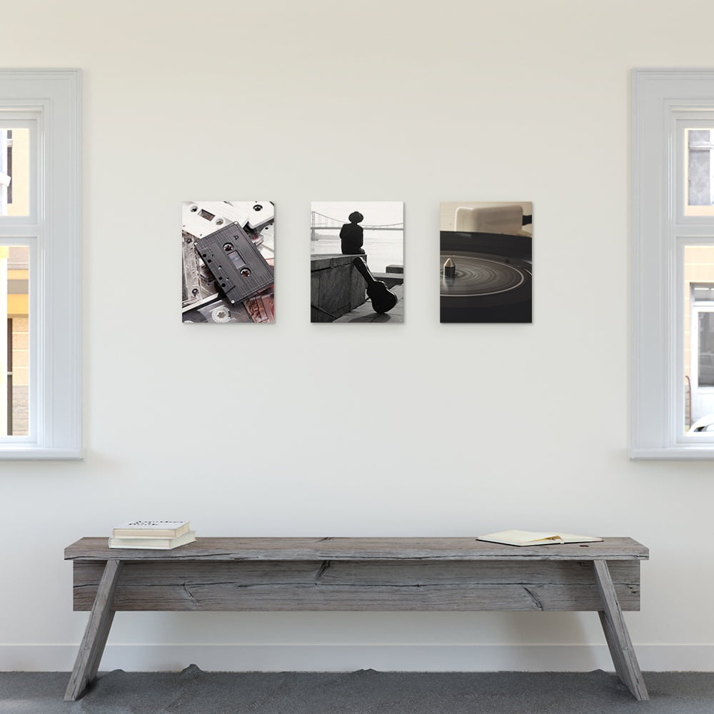 Birch Block 3 pce collage vintage black and white