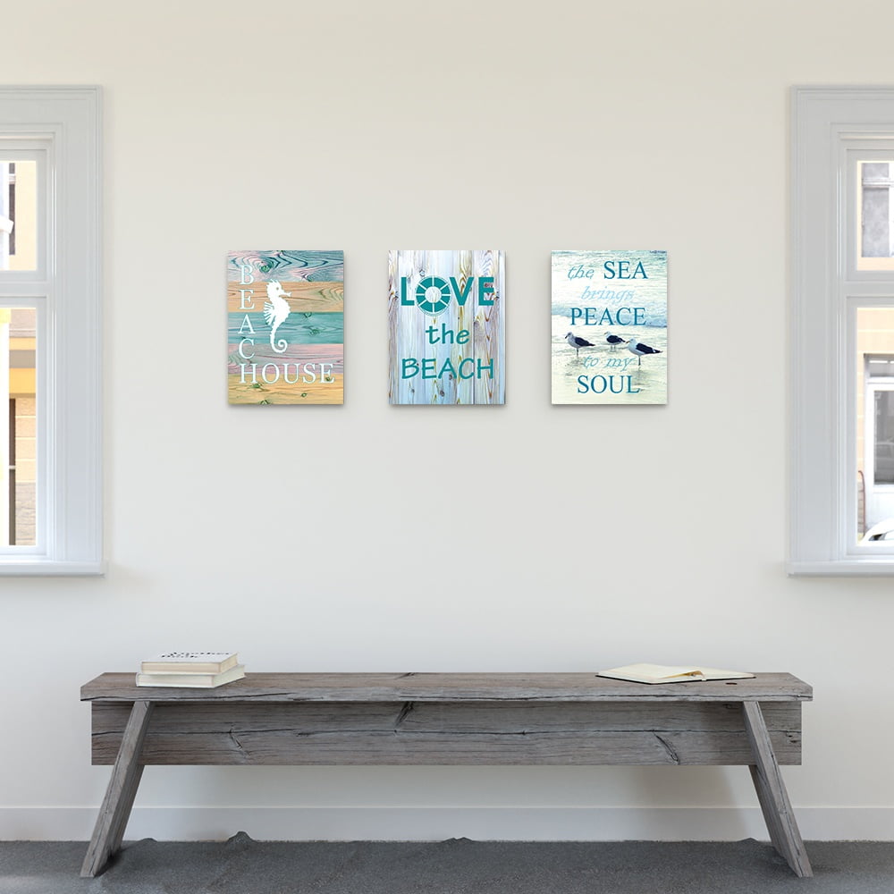 Birch Block 3 pce Collage Beach House