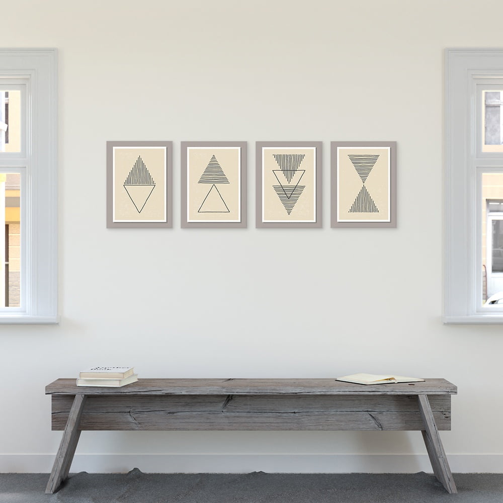 Birch Block 4 pce collage RETRO-1