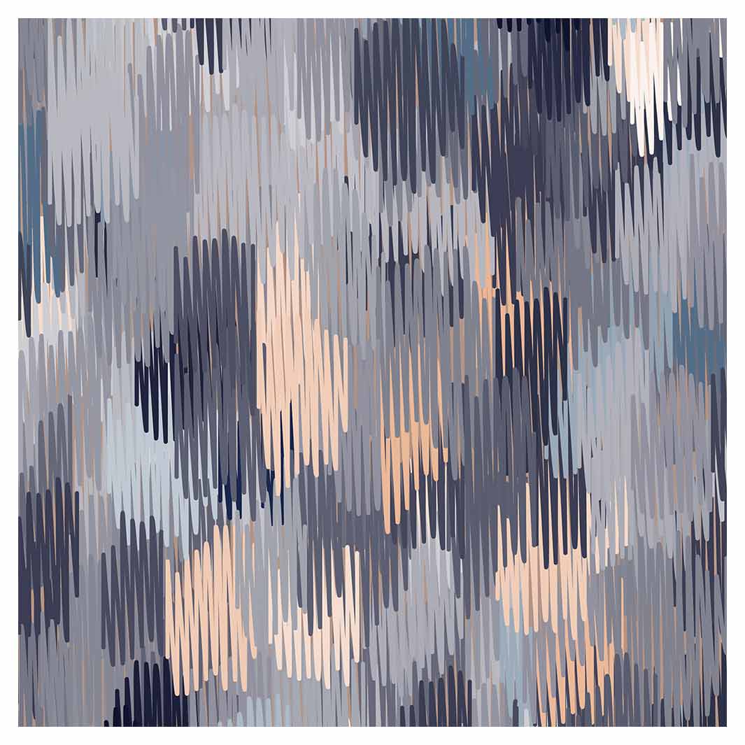 ABSTRACT LINES PURPLE TONES PATTERN SQUARE COASTER