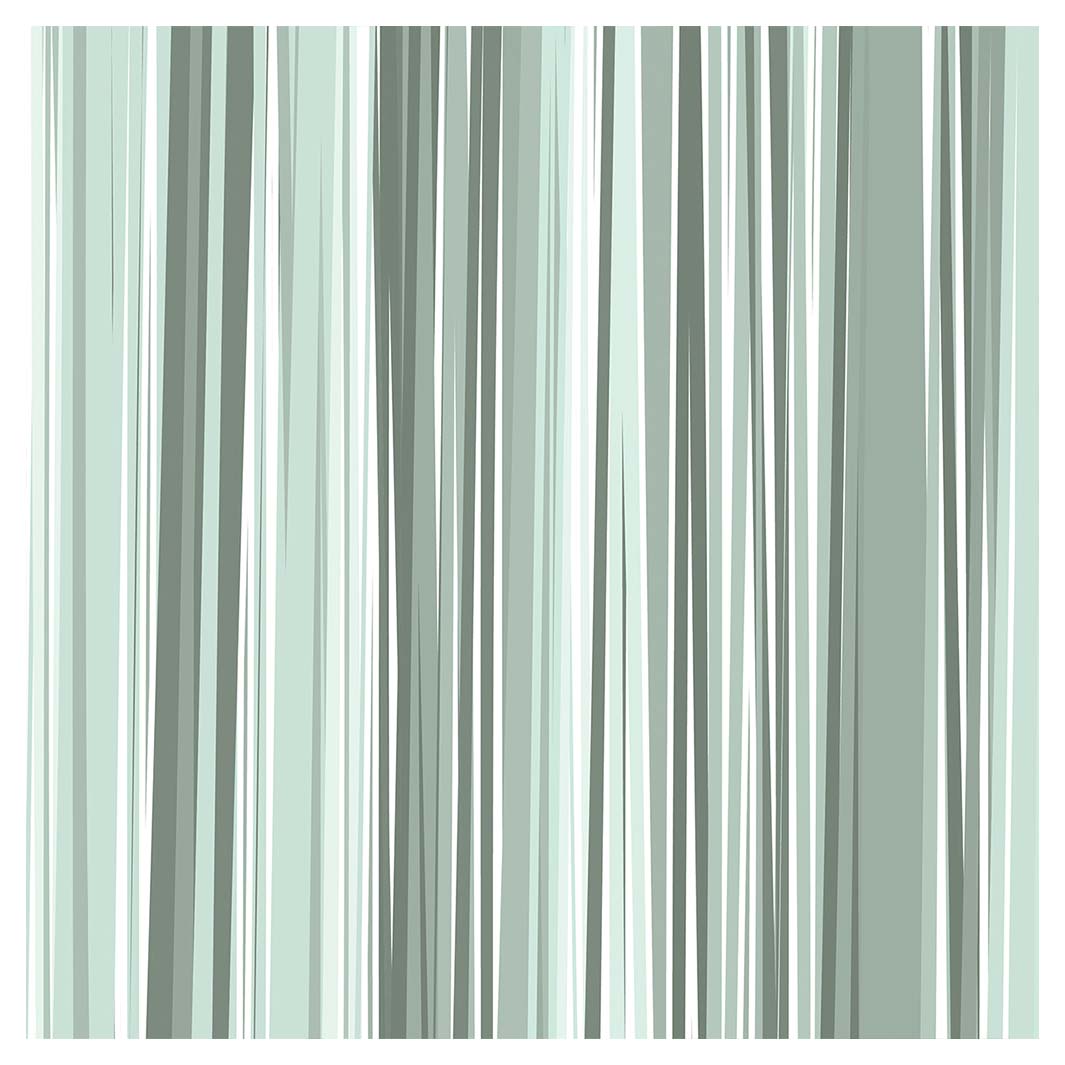 VERTICAL MONOCHROMATIC LINE ART SQUARE COASTER