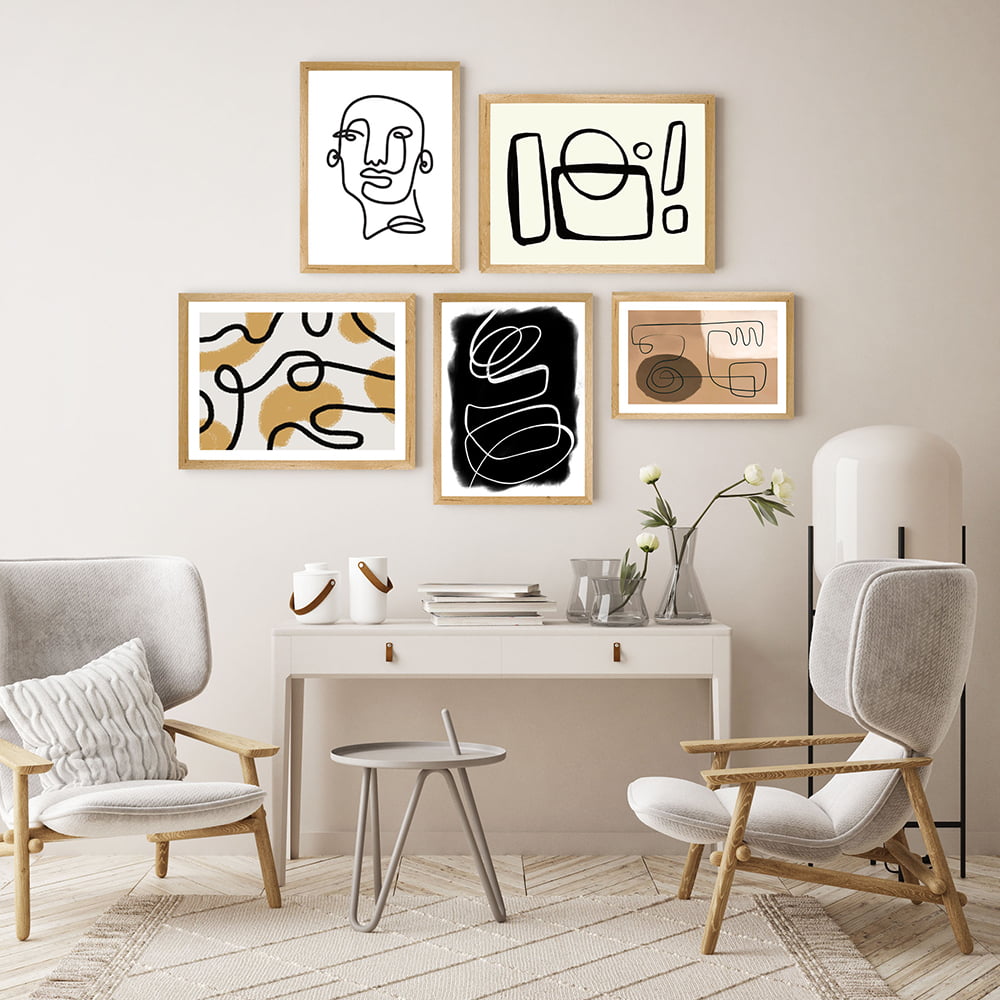 Curated Wall Art 5 Piece